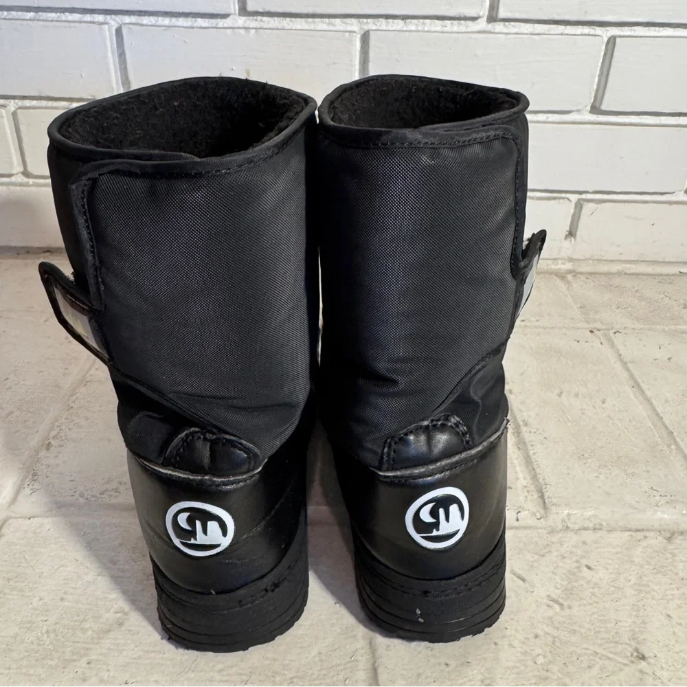 Rugged Exposure Men's Black Winter Snow Boots - Size 8